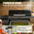 Feasto Heavy-Duty Charcoal Grill with Offset Smoker, 815 Sq. In. Cooking Area, Adjustable Charcoal Pan and Side Shelf