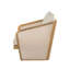 Fauteuil club en bois et bois textilene