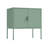 Ava 24" Modern Stainless Steel Accent Cabinet with 2 Adjustable Shelves in Sage Green-1577528243