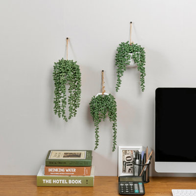 11.5'' Faux Pearl Plant in Ceramic Pot