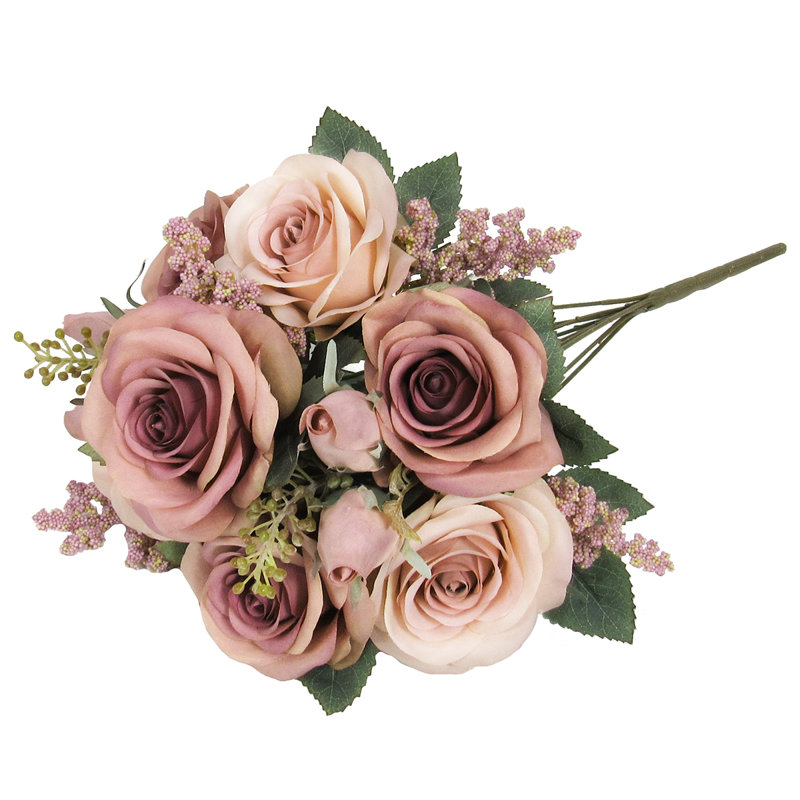Doux rosier, Mauve poussiéreux