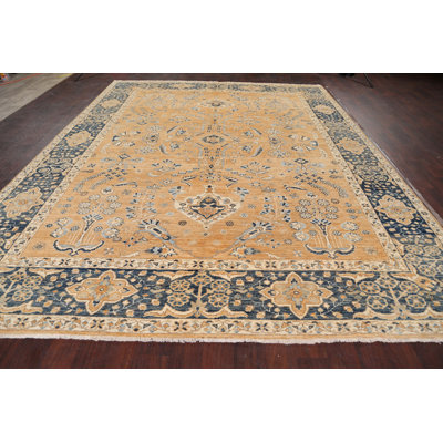 One-of-a-Kind 9'5" X 12'2" New Age Wool Area Rug in