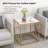 Stoilana Glass Top Coffee Table