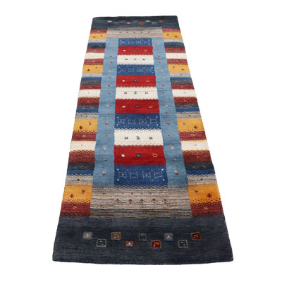 Gabbeh Don Handwoven Wool Multi Rug
