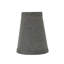 Abat-jour en tissu à candélabre empire H 4 po (attache) en gris