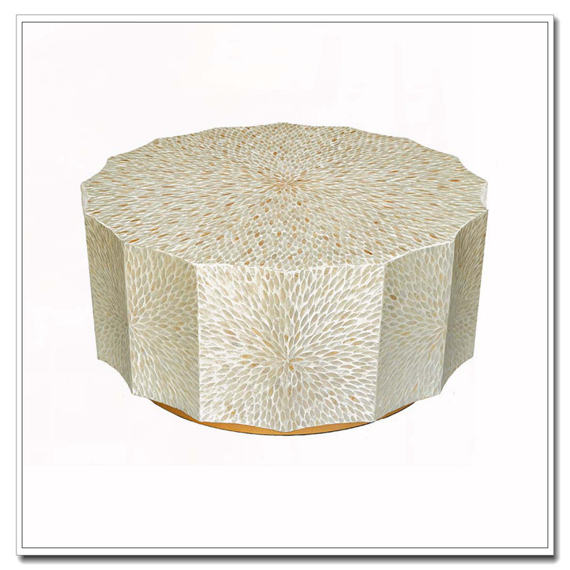 Coffee Table with Wooden Base