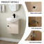 Elgie 18.14'' Single Bathroom Vanity with Ceramic Top