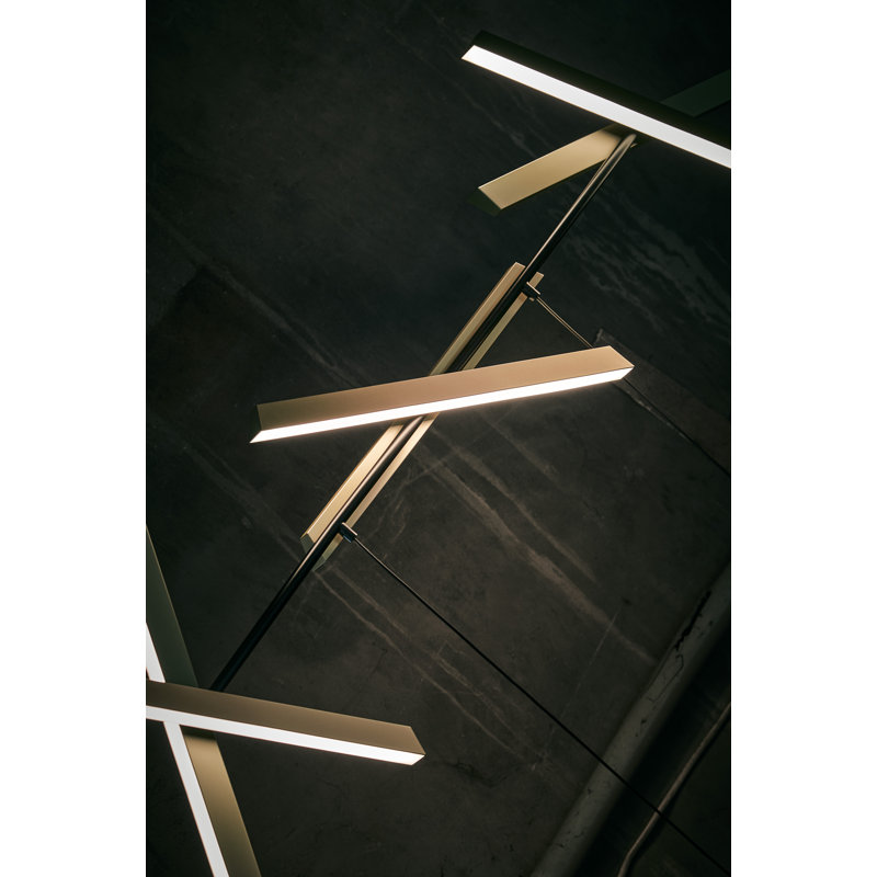 6 - Light Pendant, Champagne Gold