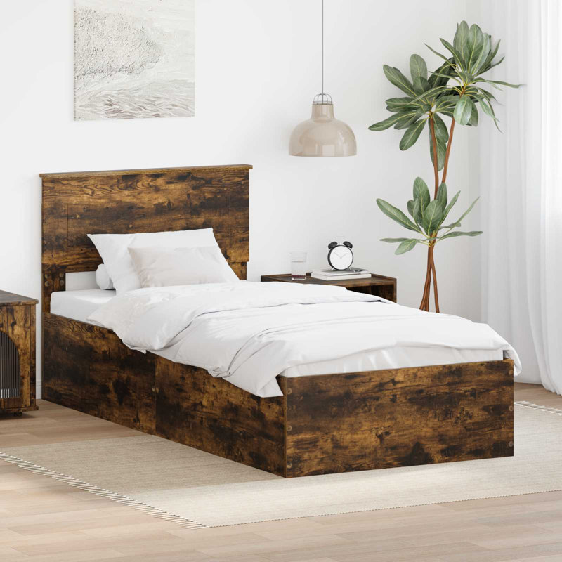 Bed, Single (3'), Smoked Oak