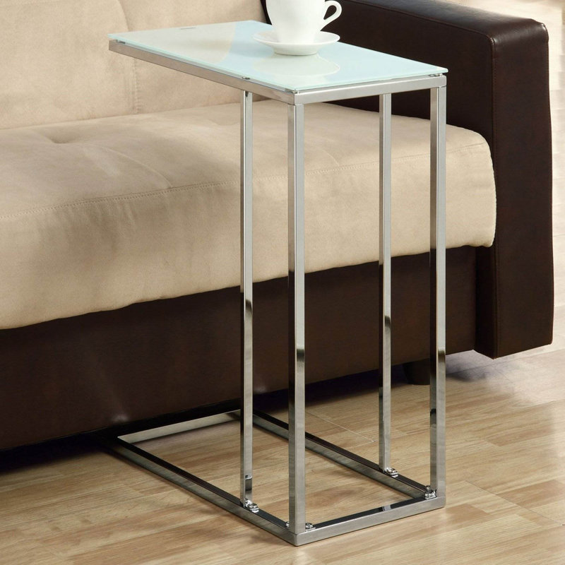 Table de bout en verre