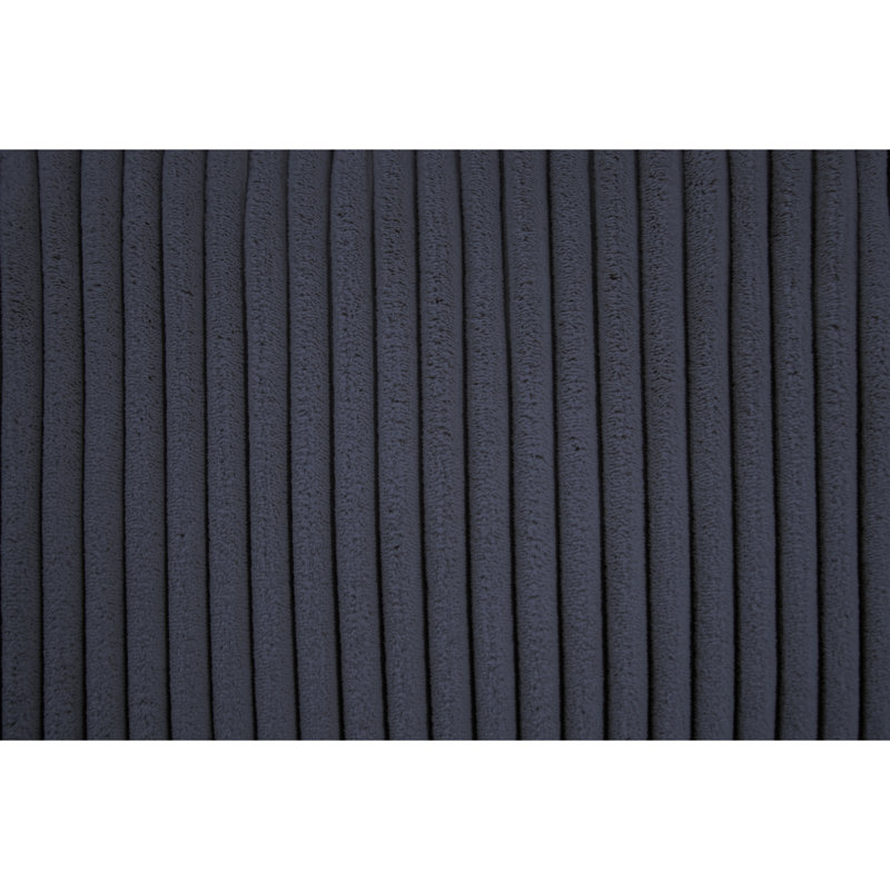 Ensemble modulaire 3 pièces en velours côtelé, Velours côtelé gris foncé