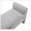 Banc de bout avec accoudoirs et rangement Modern Teddy