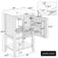 Meuble-lavabo de salle de bain avec lavabo, porte à fermeture douce, support de rangement, tablette ouverte-1103494359