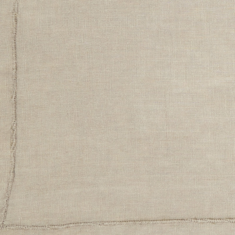 Stonewashed Overlock Edge Placemat (Set of 4), Brown