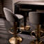 Dorland Swivel Upholstered Bar Stool with Metal Frame-1417495086