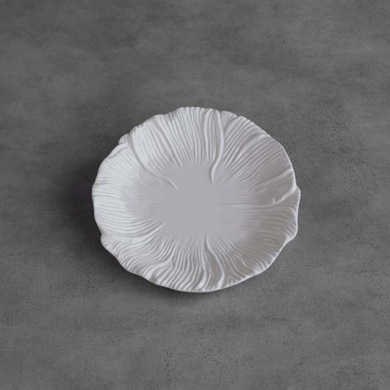 Vida Melamine Lettuce Salad Plate
