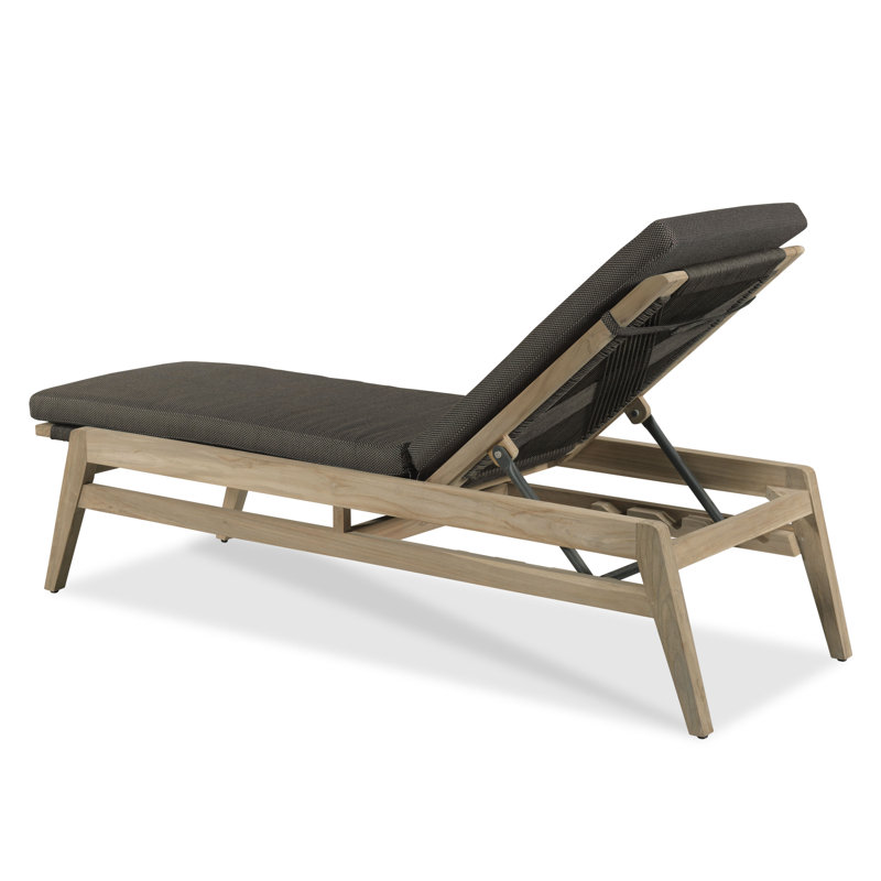 Bellevue Outdoor Teak Chaise Lounge