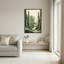 Art mural sur toile vert et brun-133063049