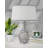 Ragno 30" Grey and White Glass Table Lamp