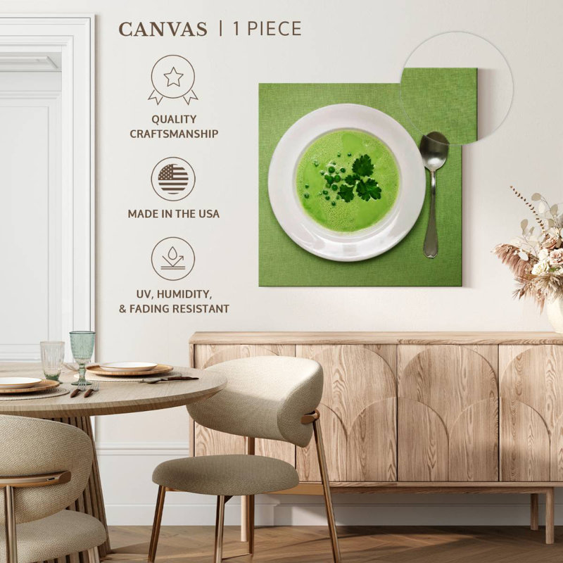 Soupe aux pois verts Yarlin, H 10 po x l 10 po