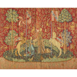 Antique Tapestry Europe Flat Weave Rug