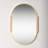 Alby Metal Oval Wall Mirror