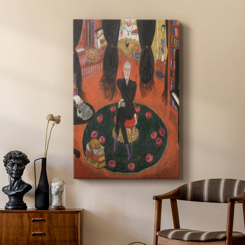 Reproduction de portrait rétro Lxxxxi - galerie Cavas sur mesure, H 36 po x l 24 po