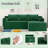 Boneless 87" Modular Sectional Sofa, L-Shape Cloud Sectional Couch, Cozy Boneless Couches For Living Room (Dark Grey, Left Facing Chaise)-1415993448-1415993451