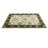 One-of-a-Kind Rectangle 6'1" X 9'1" New Age Wool Area Rug in Black/Cream/Gold