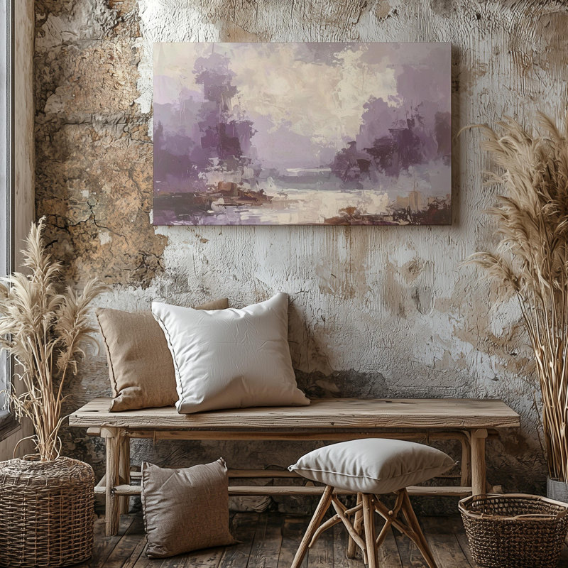 Toile, art mural Moody Mist, H 9 po x l 12 po