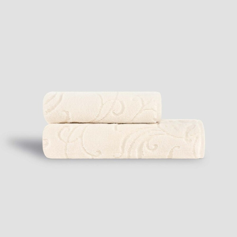 Sharlyz Hand Towel, Creamy Ecru