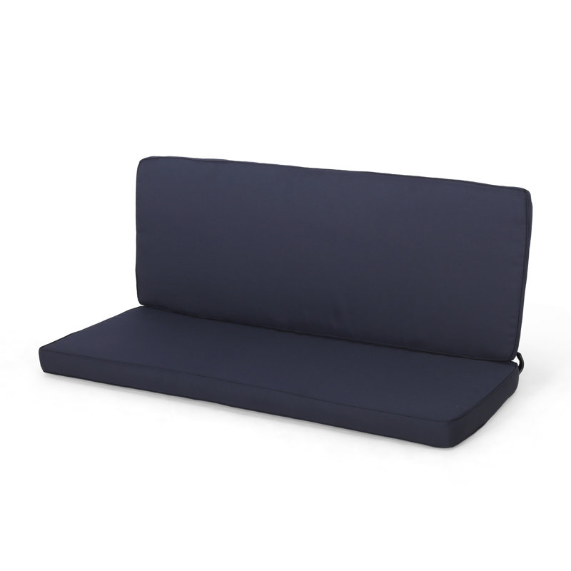 Coussin de siège / dossier d'extérieur Brummett, Bleu marine