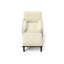 Lit convertible en velours, chaise longue et chaise rembourrée en mousse pour invités