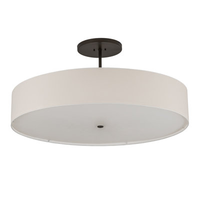 Cilindro Textrene 6 - Light Semi Flush Mount