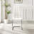 Everson High Gloss Extendable Dining Set with 6 Luxury Faux Leather Upholstered Dining Chairs-729127504