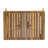 Wood Side Table - Foldable With Slat Design, 21.25W X 13.91D 15.89H In Top,