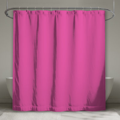 Solid Pink Background Shower Curtains Extra Long