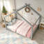Lit de maison avec lattes de soutien, cadre de lit en bois massif pour enfants, aucun sommier et ouverture-906295728-906295732
