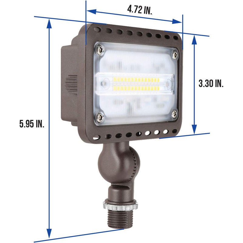 Kahlel Dark Bronze Metal Flood Light