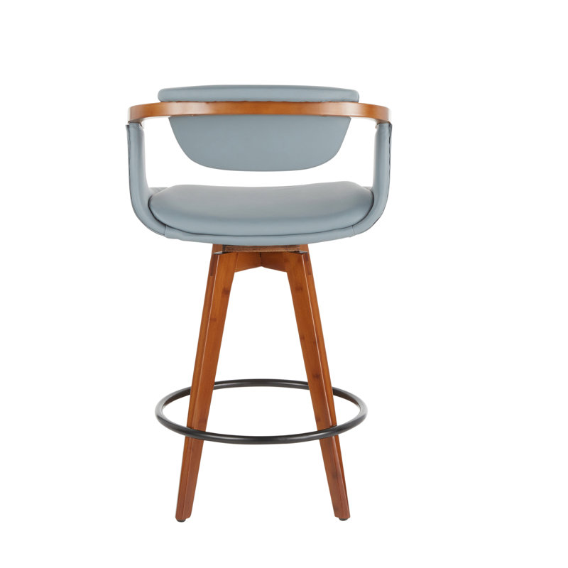 Contemporary Counter Stool, Bleu
