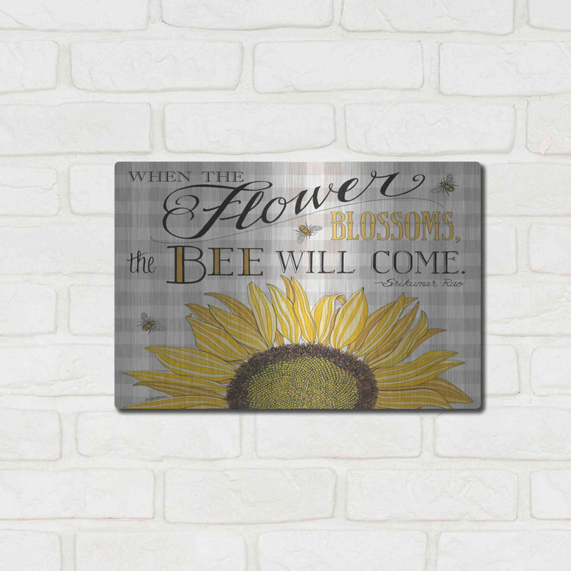 «When The Flower Blossoms» par Deb Strain, H 12 po x l 16 po