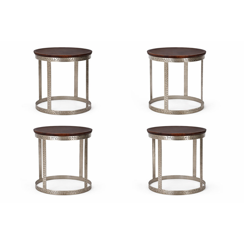 Grande table d'appoint Moxy, H 24 po x l 20,5 po x P 20,5 po