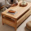 Table basse rectangulaire en bois massif-110266410