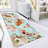 Delicate Non-Woven Thin Type Printed Rug Featuring Elegant Floral Pattern for a Touch of Classic Elegance in Any Room-126248070