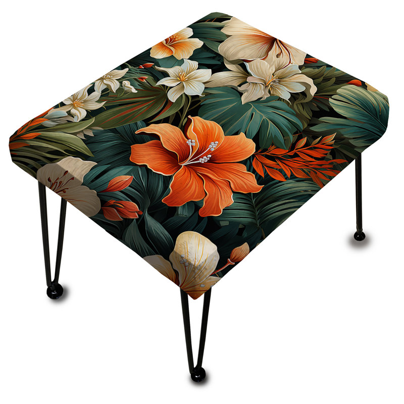 Repose-pieds Tropical Greens Warm Earth Tones III - Tropical
