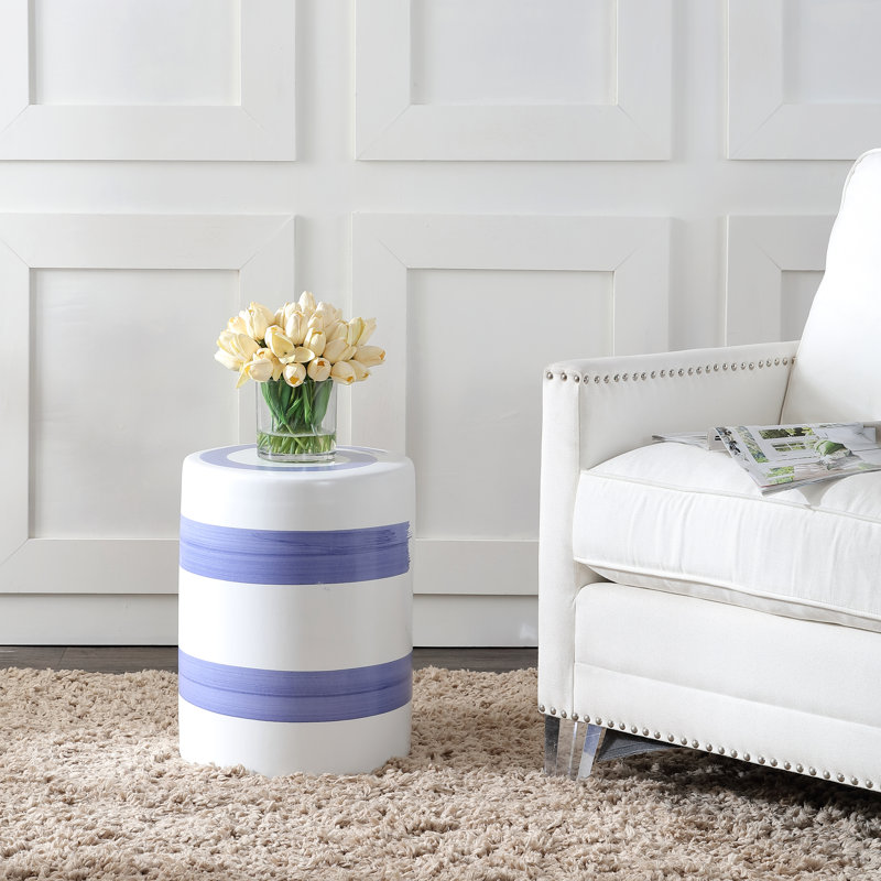Bracey Ceramic Accent Stool