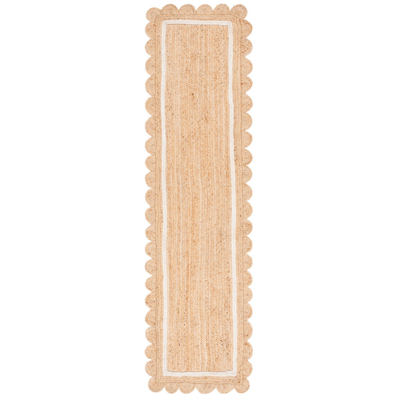 Natural Fiber  Area Rug In Natural / Ivory, Runner 69 x 152 cm