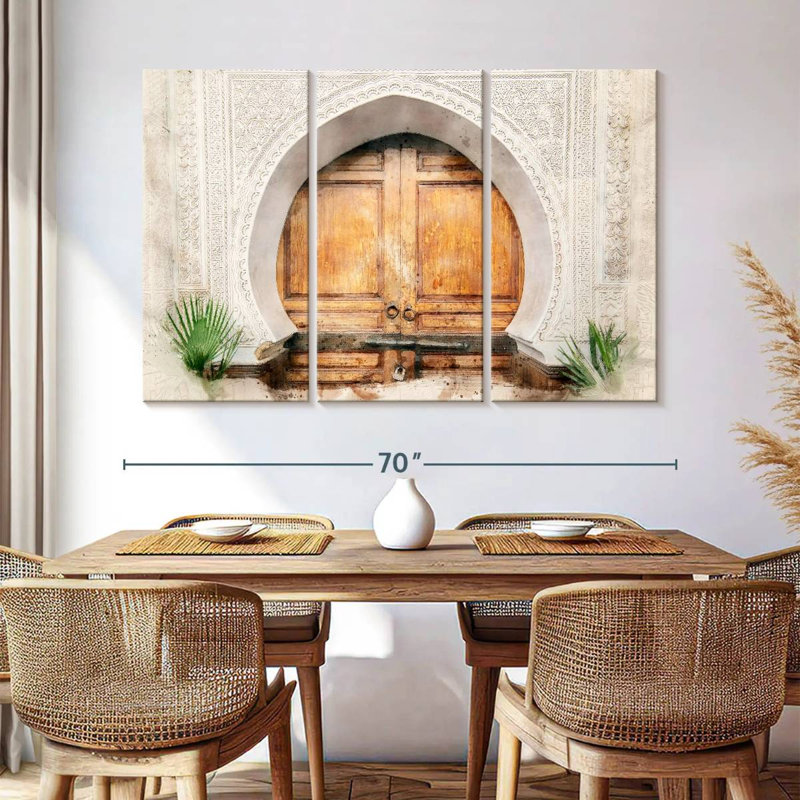 Porte marocaine Lilie, H 42 po x l 65 po