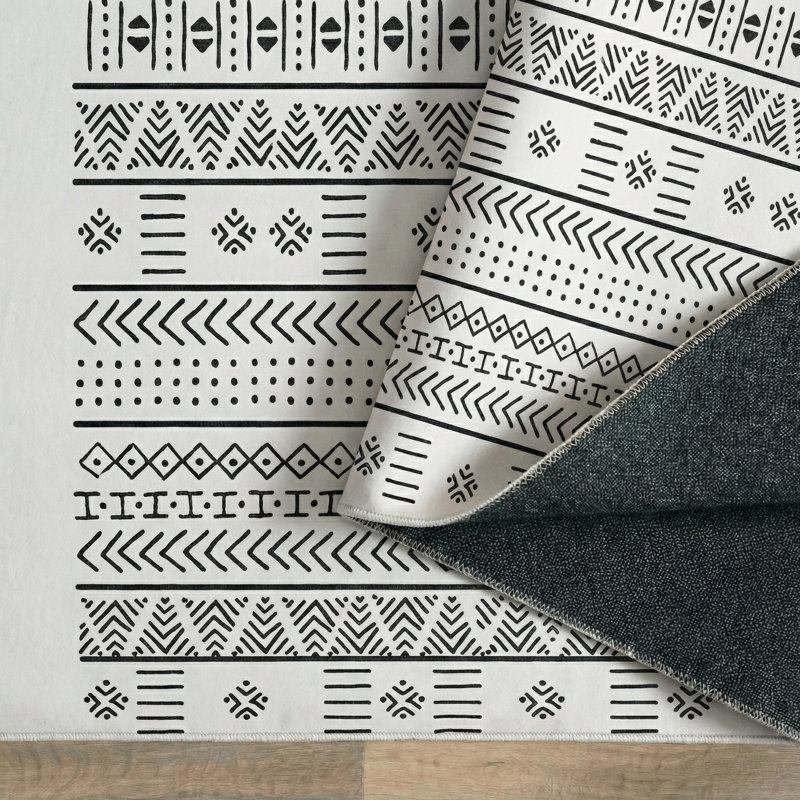 Tapis marocain Thambiah, Rectangle 4 pi x 5 pi 11 po