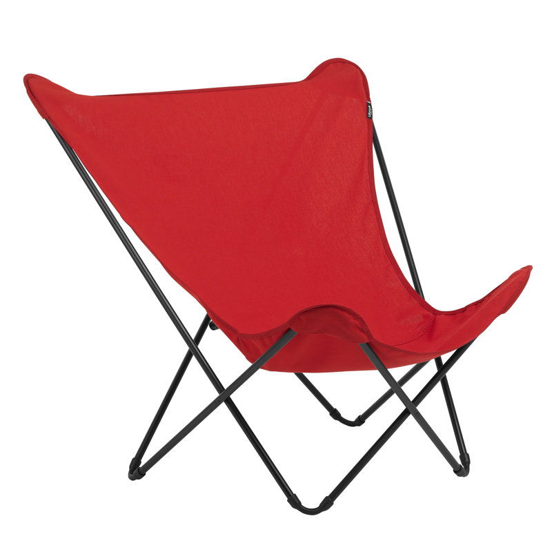 Chaise pliante Lafuma Peregrin Lafuma, Noir, noir, noir, noir, Rouge